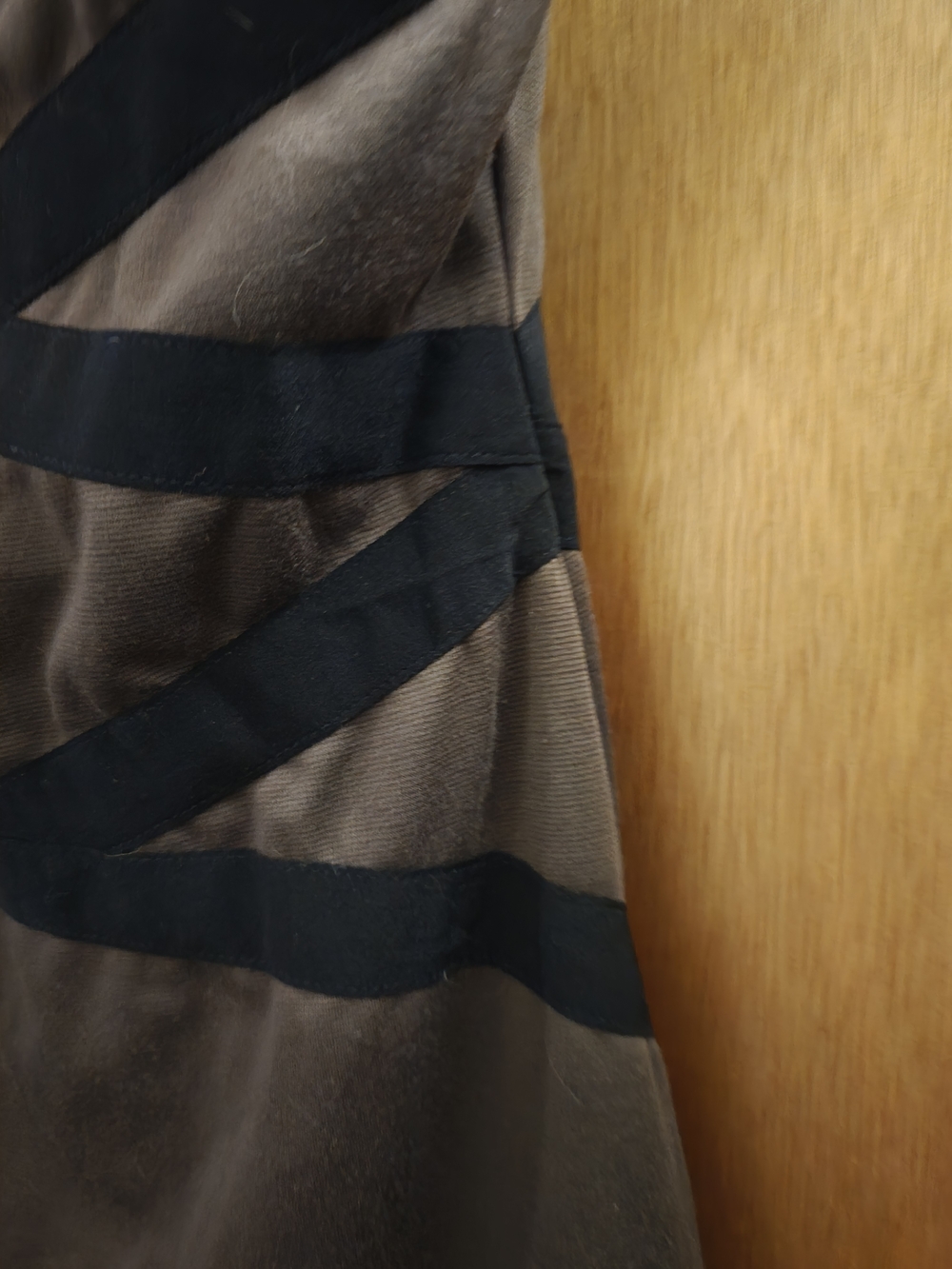 one clothing Brown Mini Dress with Black Strap Detail - Picture 3 of 7